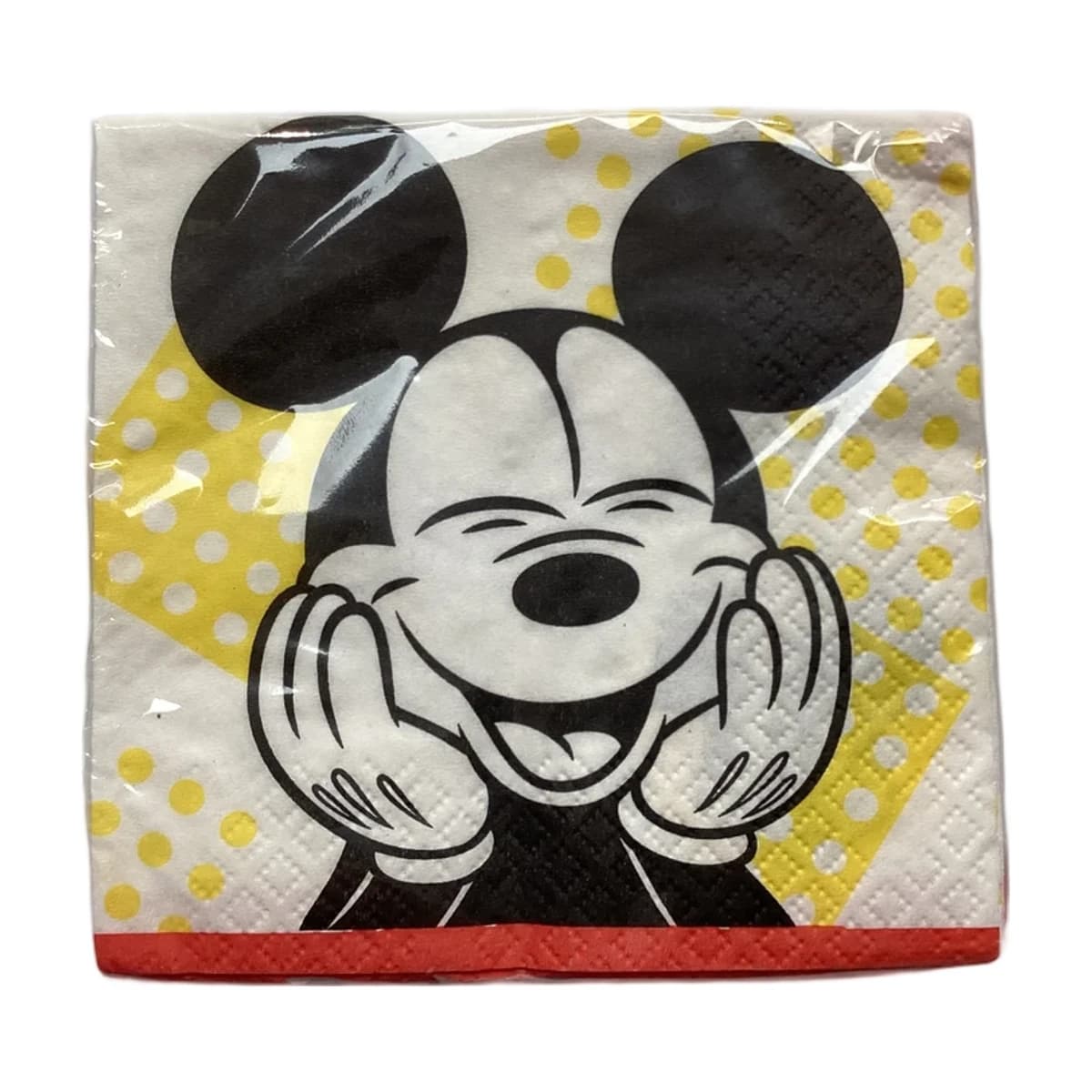 Mickey Mouse Beverage Napkins, 9 x 9 in