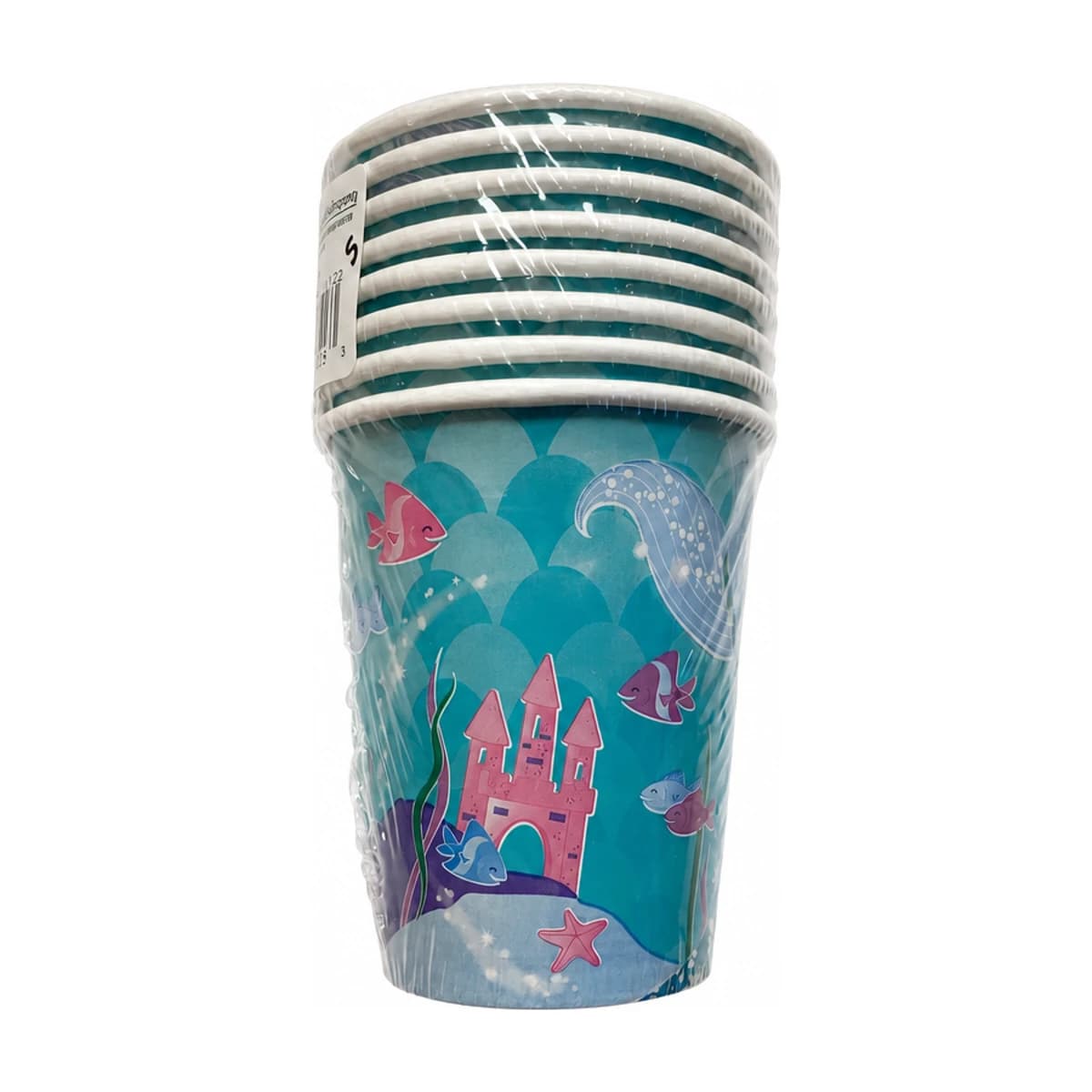 Mermaid Paper Cups, 9 oz