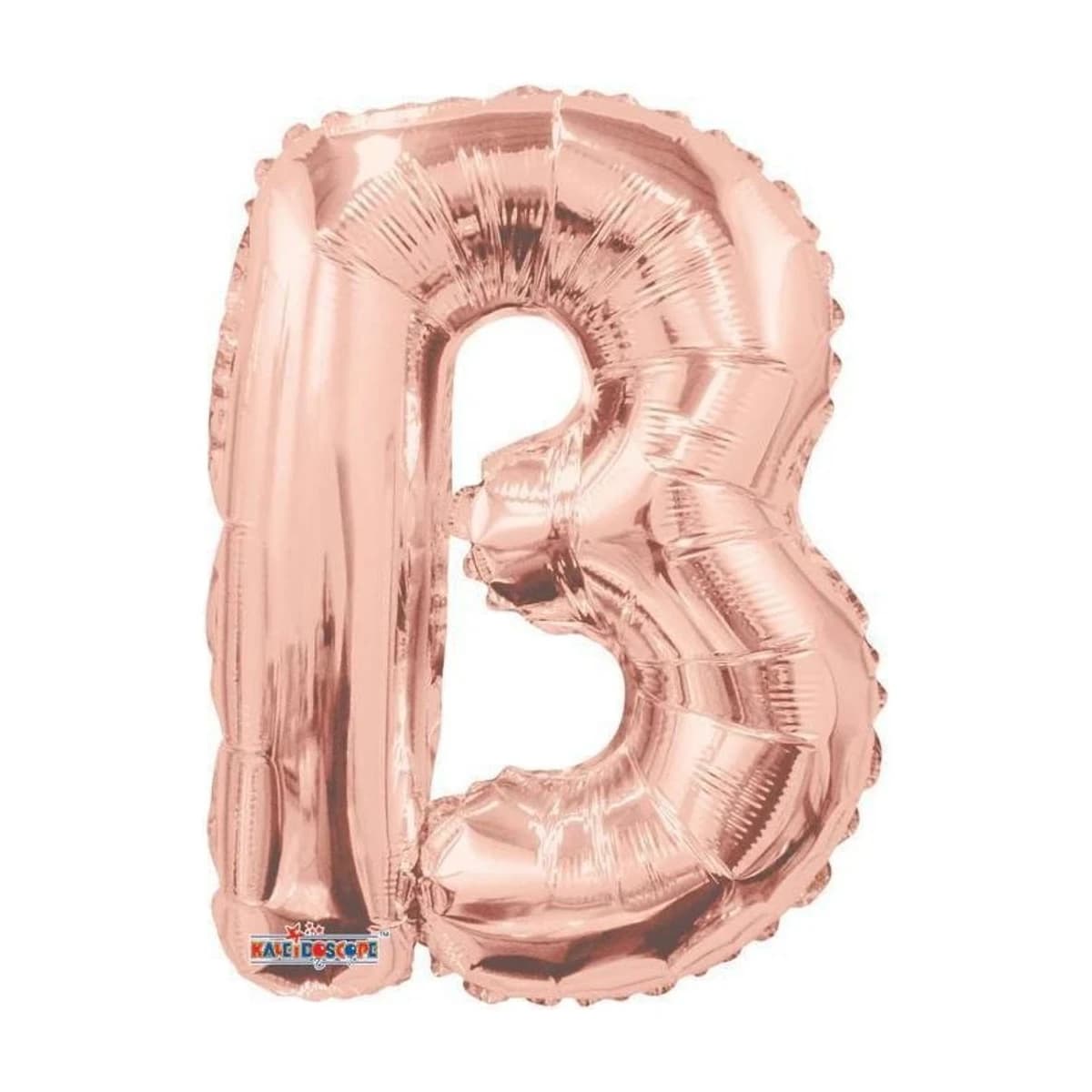 14" Foil Balloon - Rose Gold Letter B, Air-Filled