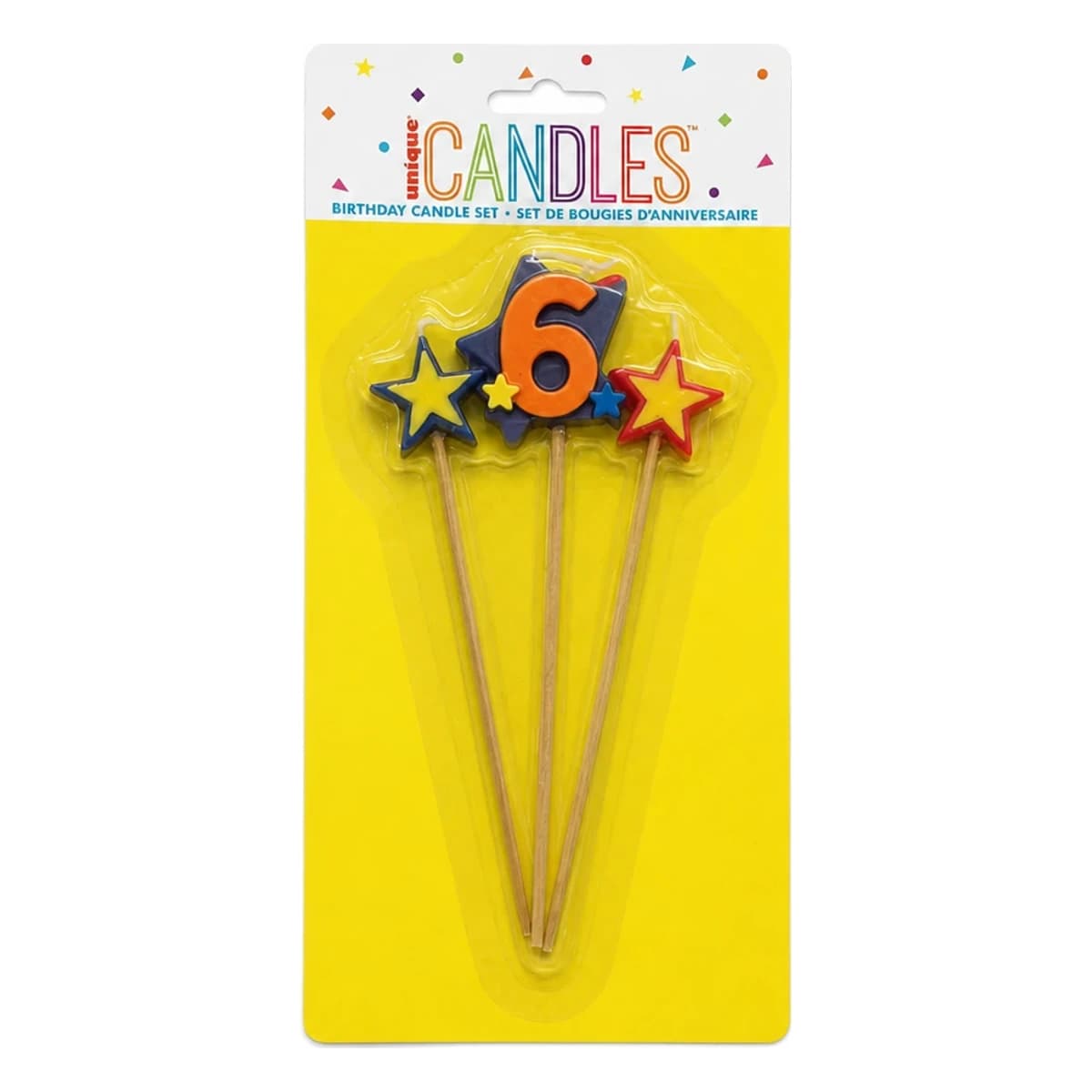Birthday Candle Set Number 6