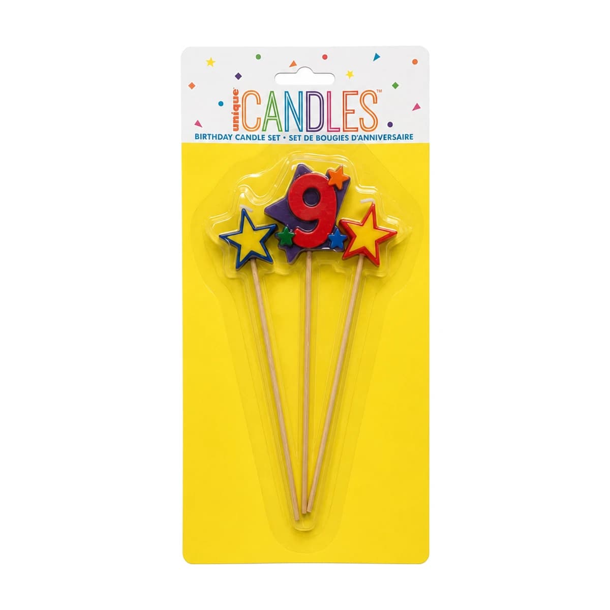 Birthday Candle Set Number 9