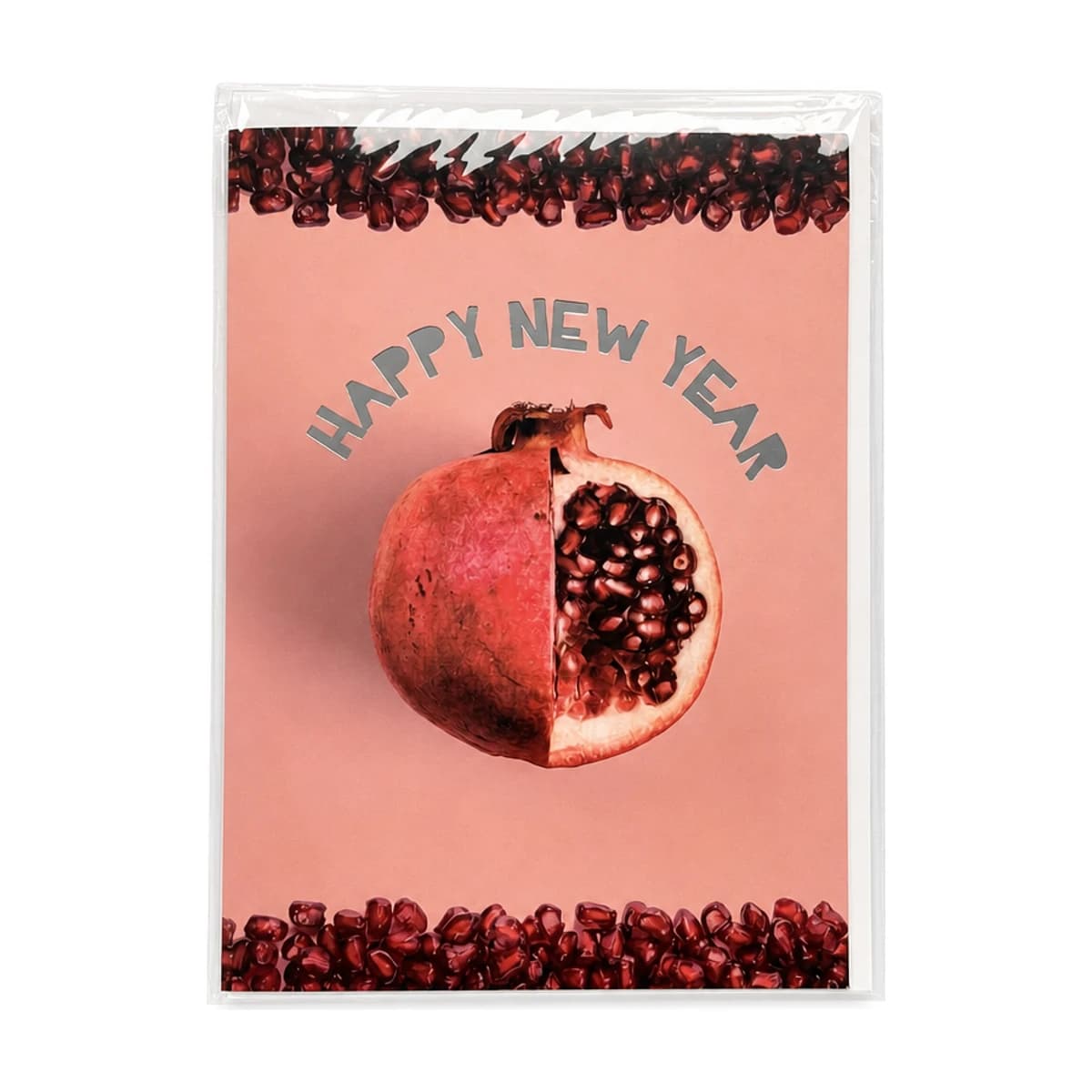 Happy New Year Rosh Hashanah Card, Pomegranate