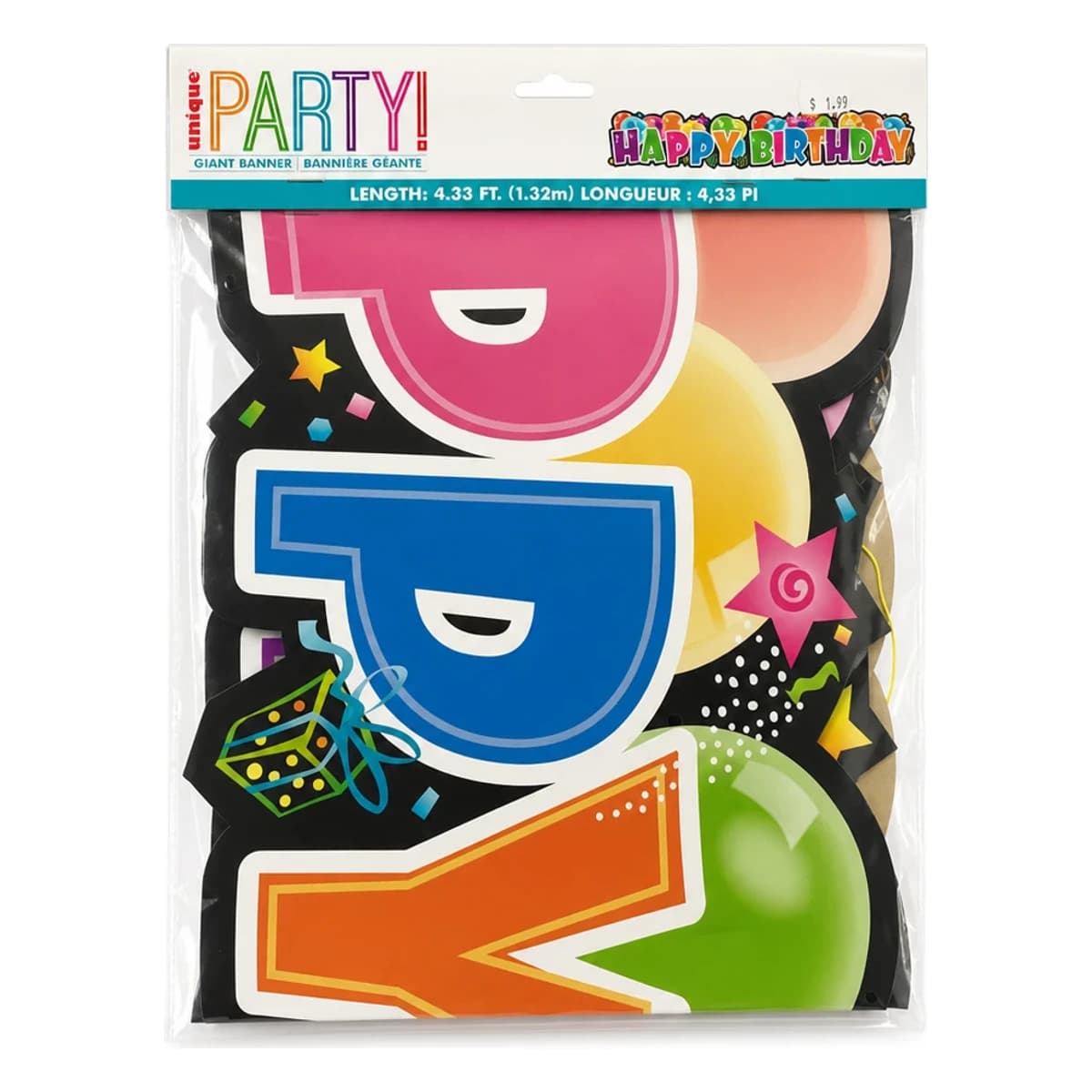 Giant Happy Birthday Banner