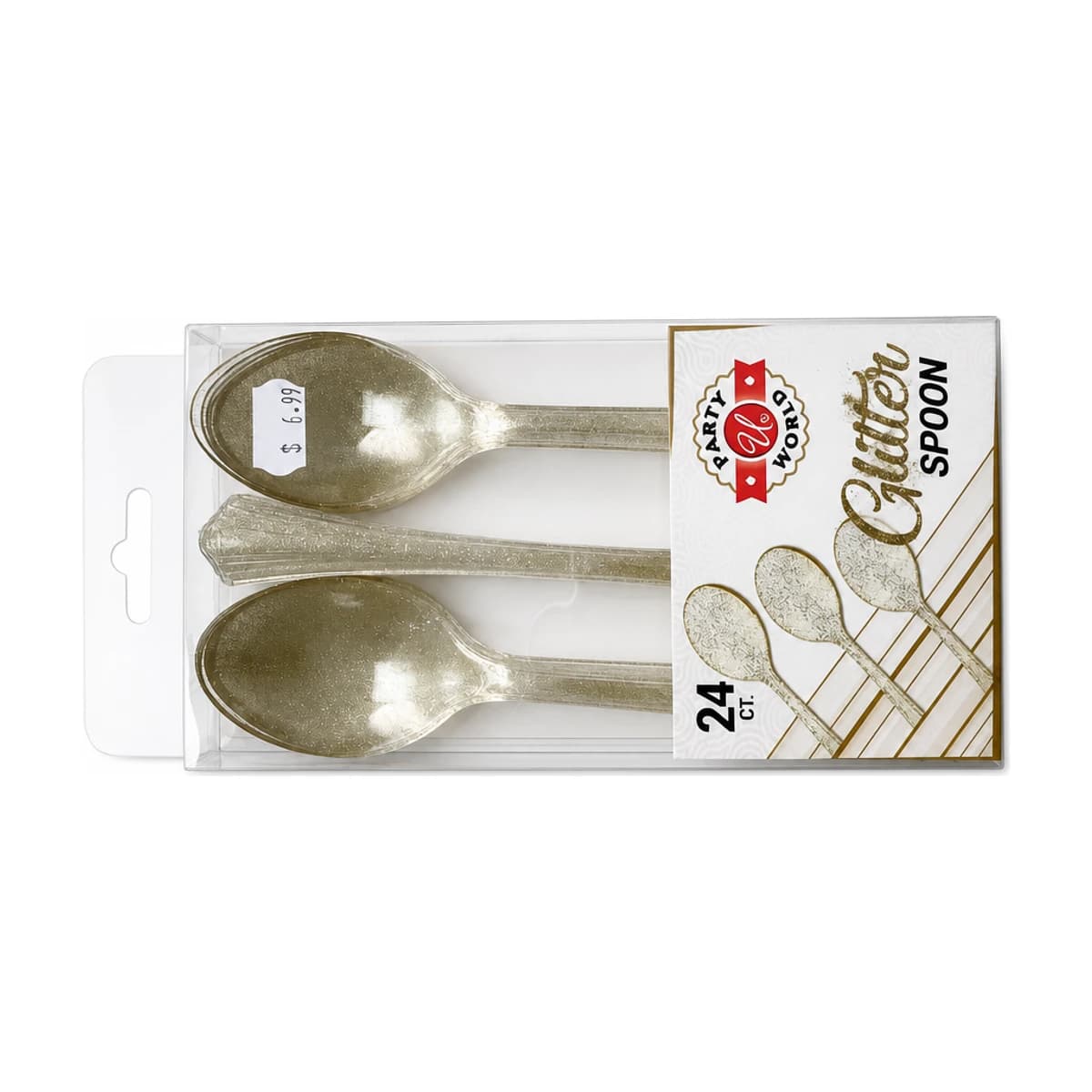 Glitter Spoons Gold