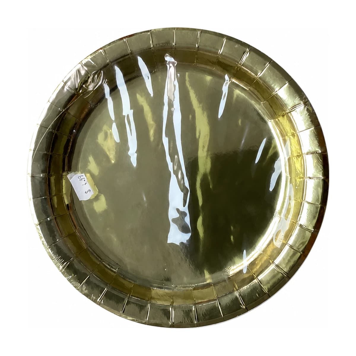 Gold Paper Plates, 8 in