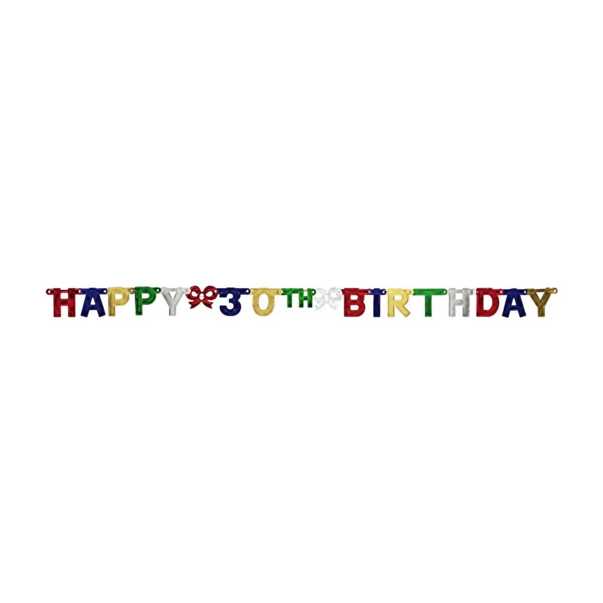 Happy 30th Birthday Jointed Banner
