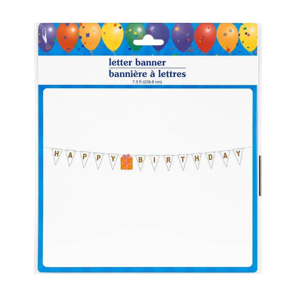 Happy Birthday Pennant Banner, 7.5 ft