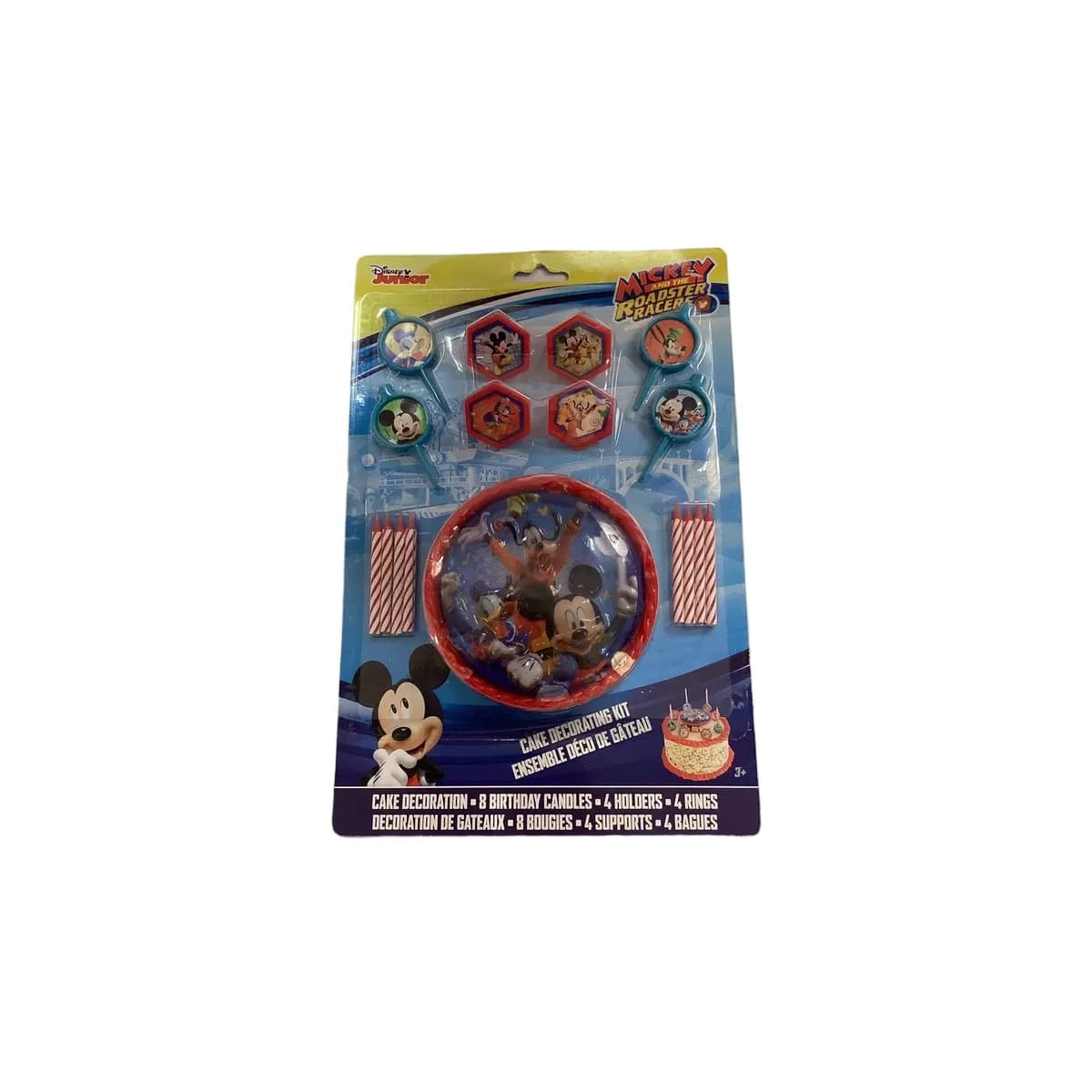 Mickey Mouse Candle & Cake Decoration