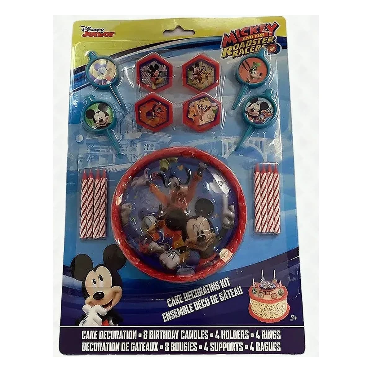 Mickey Mouse Candle & Cake Decoration