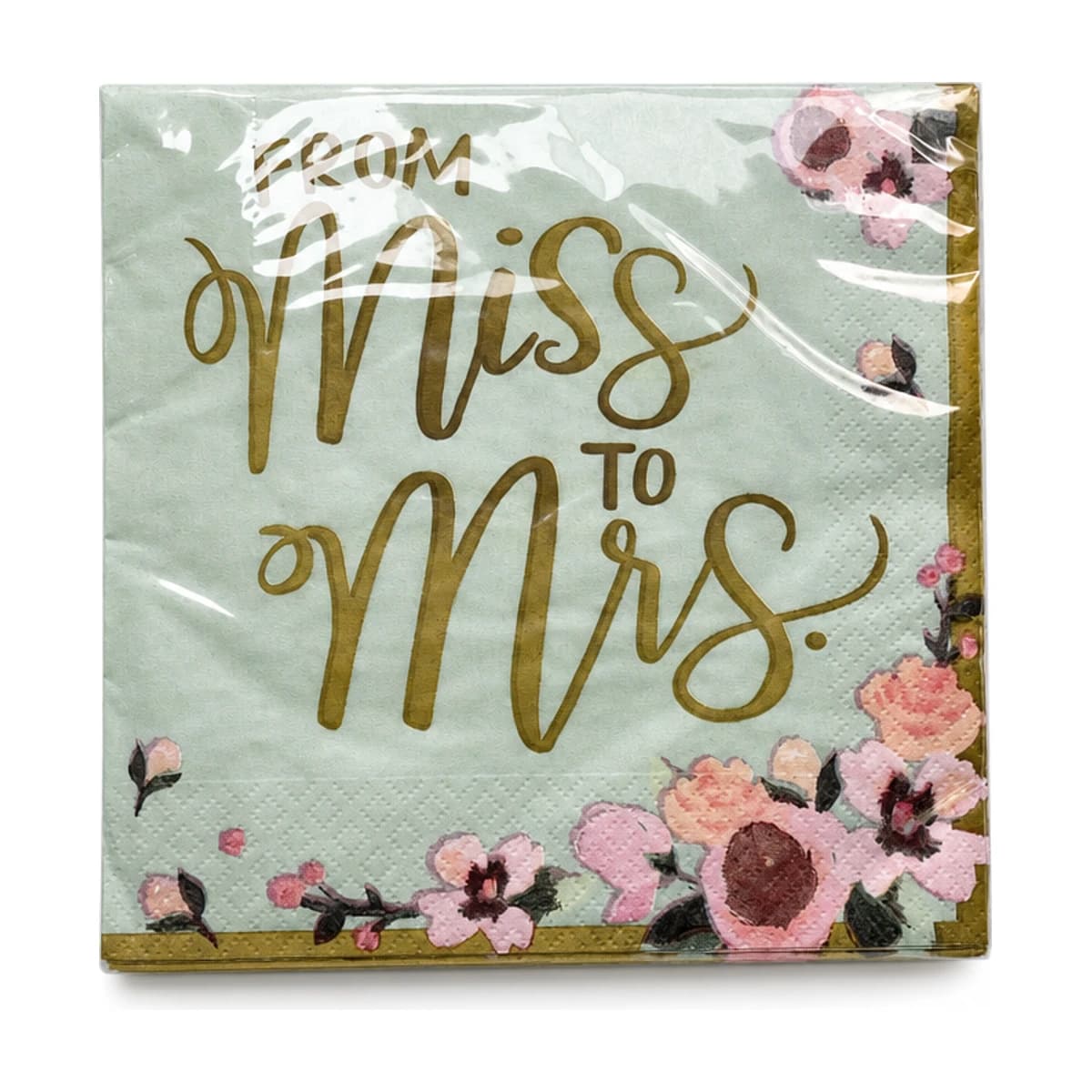Miss to Mrs Napkins, 12 x 12 in