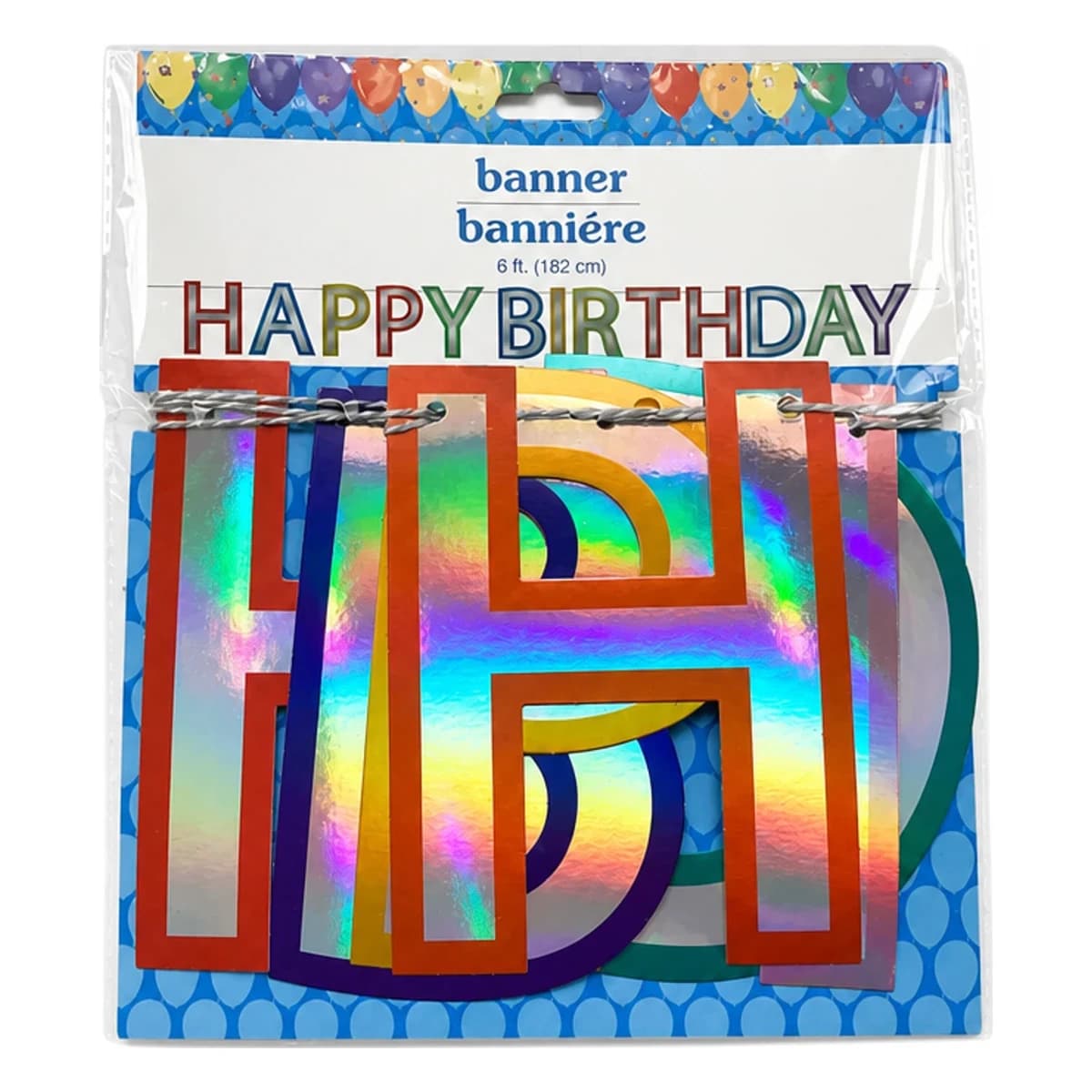 Multicolour Happy Birthday Banner