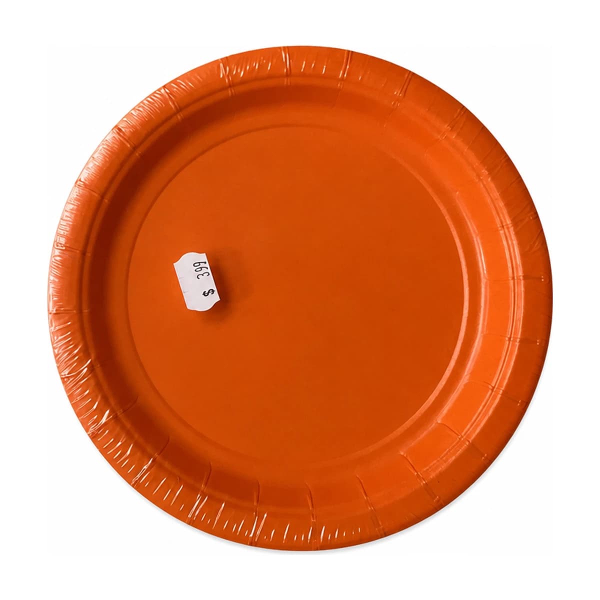 Orange Paper Plate 7”