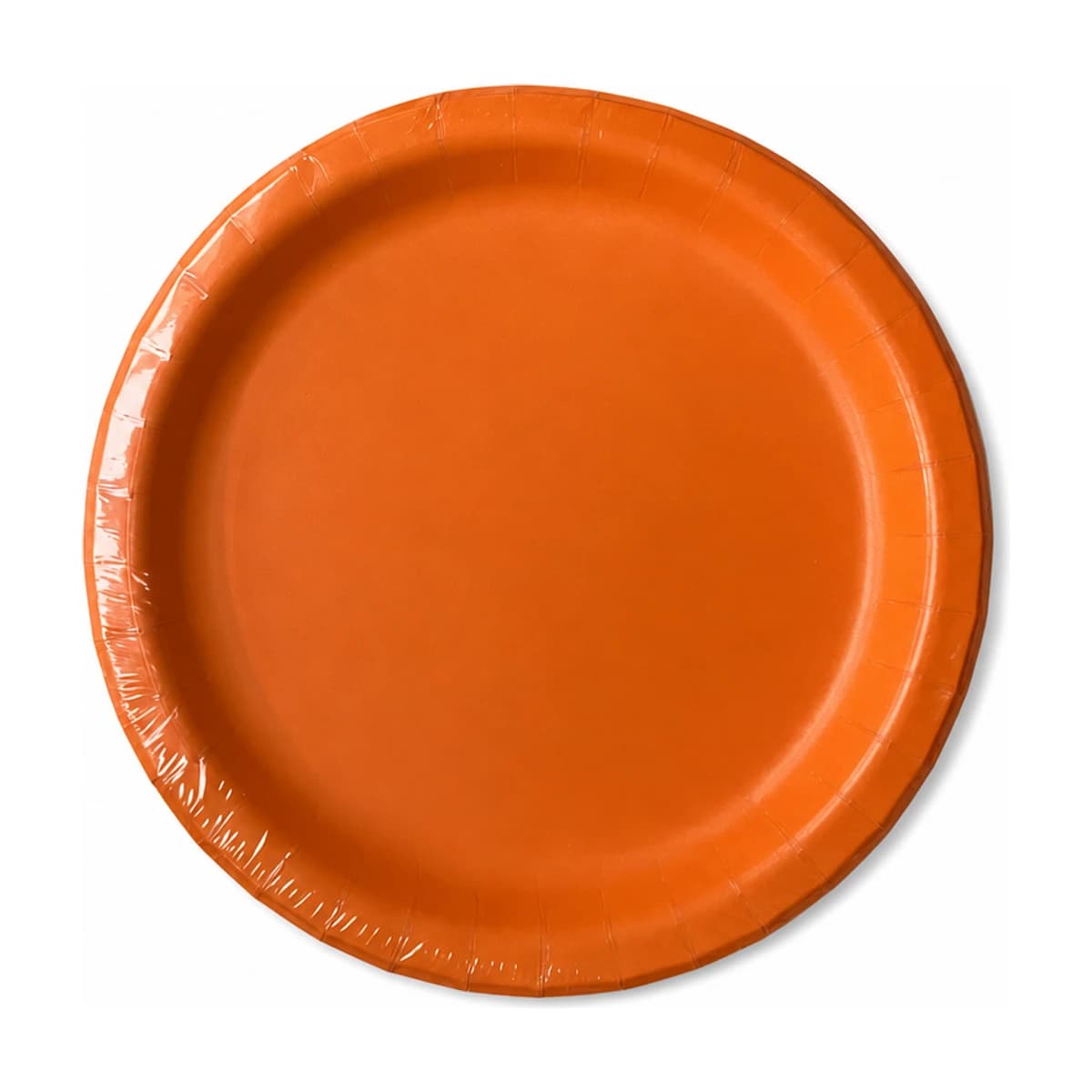 Orange Paper Plates, 8 in