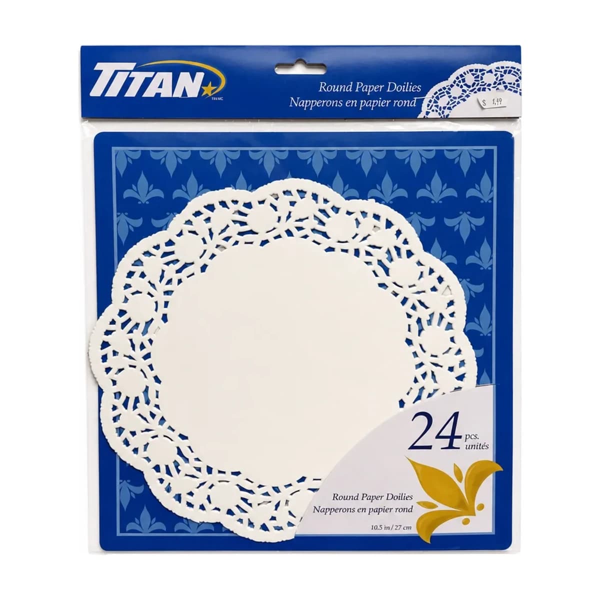Round Paper Doilies, 24 Pack
