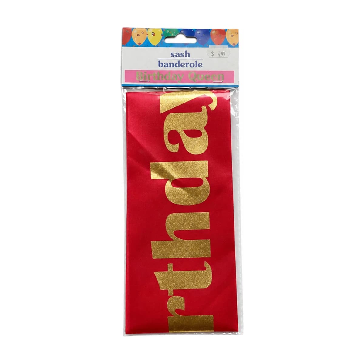 Birthday Queen Sash