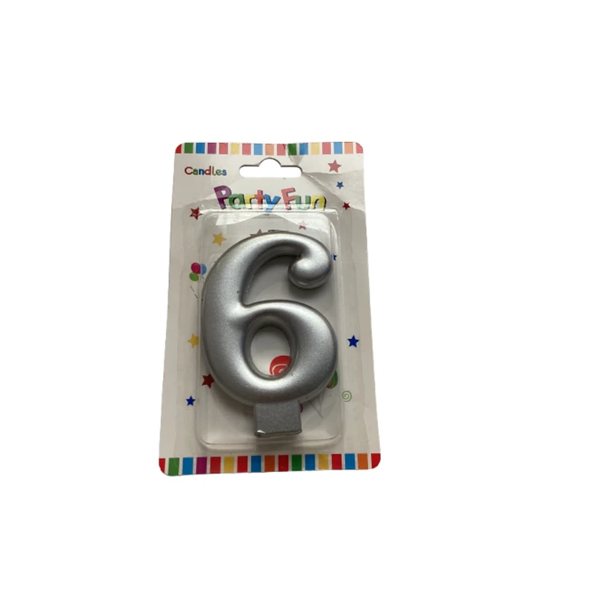 Silver Candle Number 6