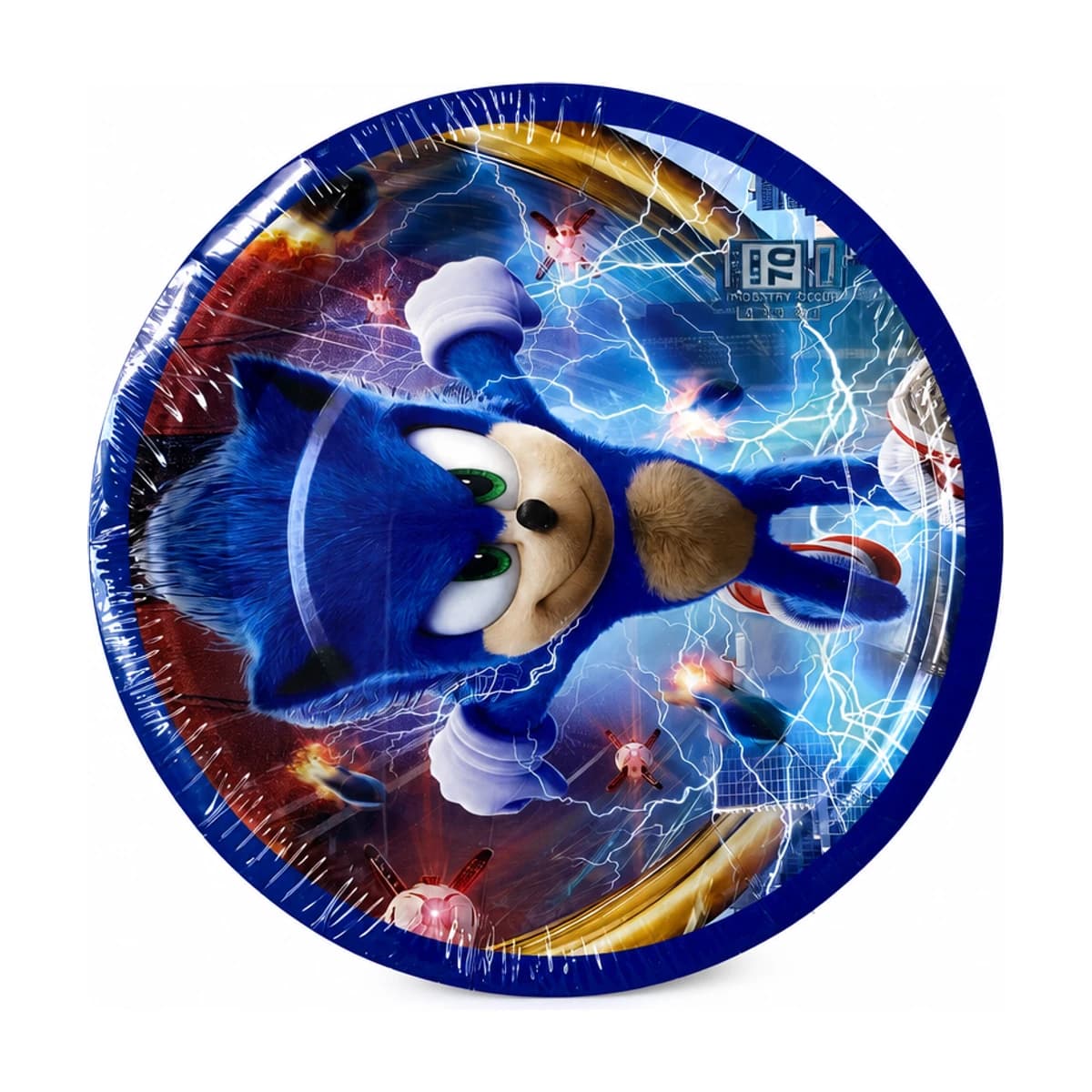 Sonic the Hedgehog Paper Plates, 7 in 10 Pack