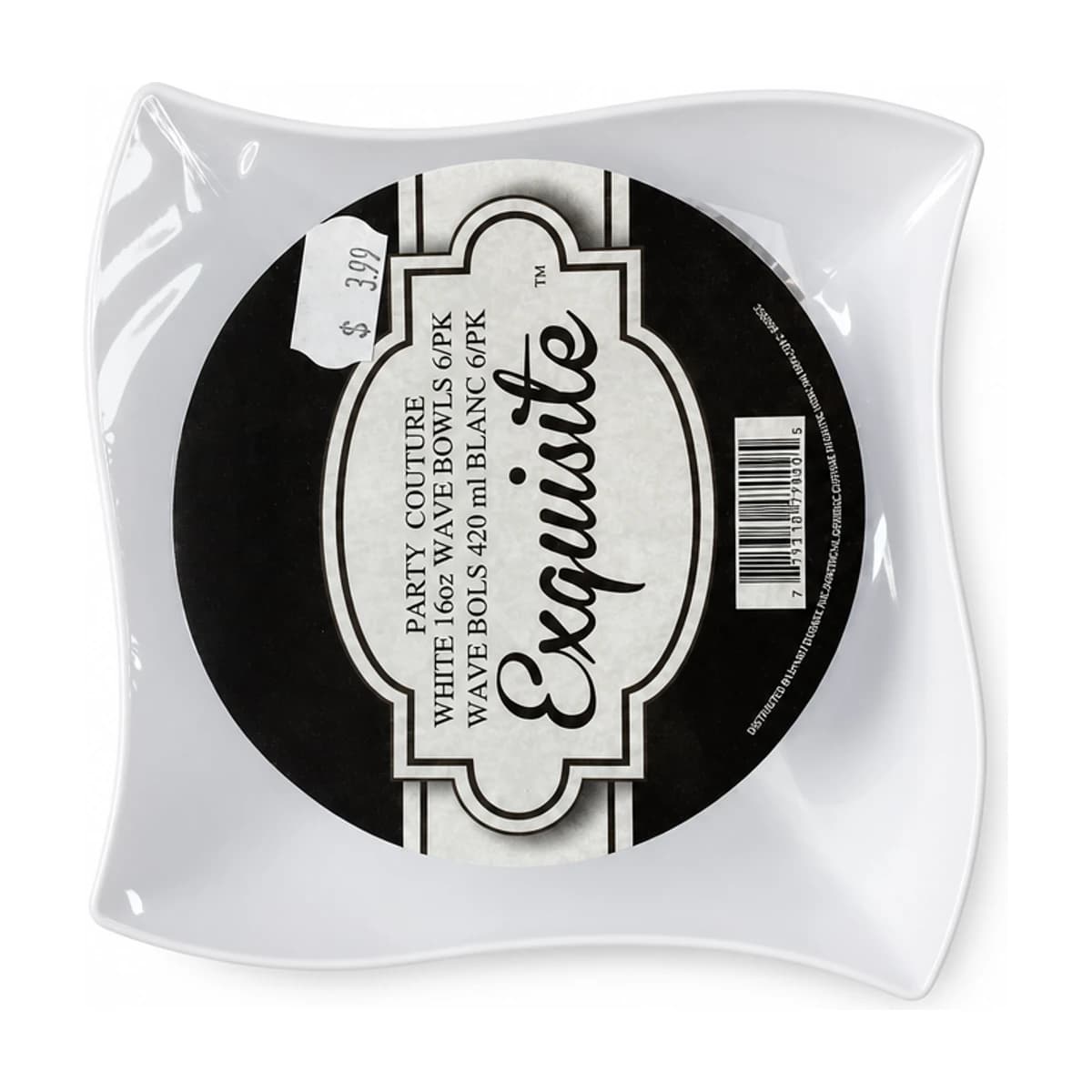 White Wave Bowls, 16 oz 6 Pack