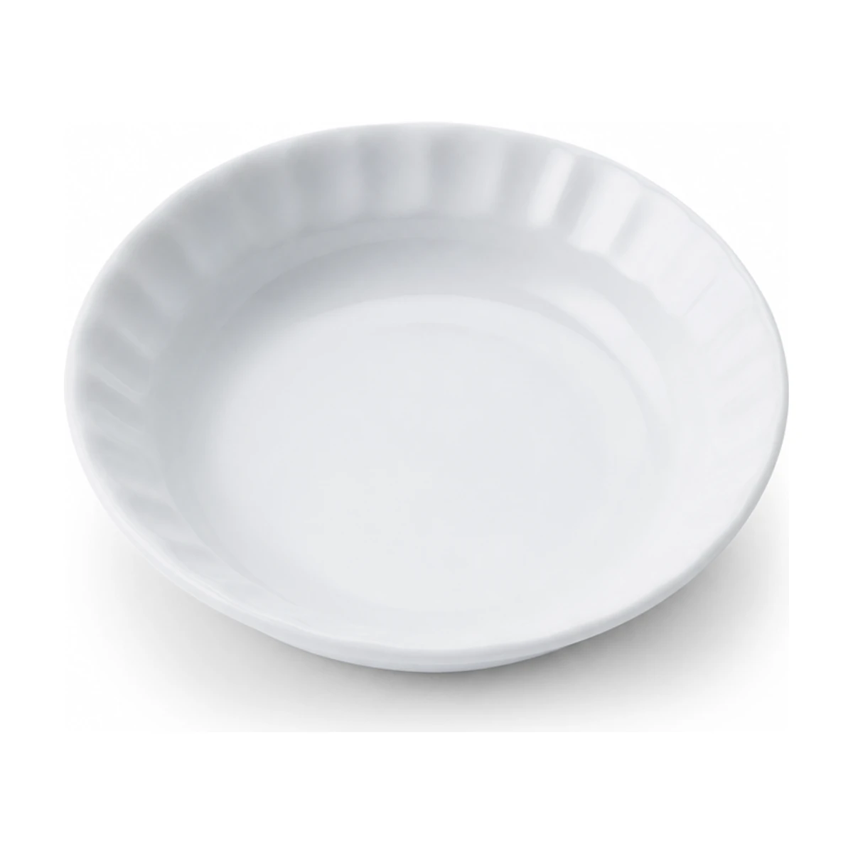 White Scalloped Dish, 6 in